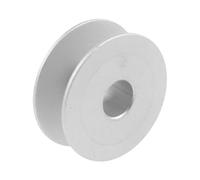 Juego de carcasas para bobinas de máquina de, Bobinas for máquina de coser, 21x8mm, aluminio, plateado, paquete 10 for aguja única Industrial