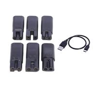 Juego de carga de herramientas de aseo profesional, 6 tipos de acopladores CREATE, cable de 30 cm, para tijeras de afeitar, dispositivo USB CREATE Link, cuatrocientos eléctricos