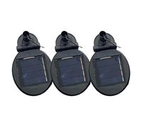 Juego de cargas solares de repuesto resistentes a la intemperie, diseño de rotación de PVC, fácil de usar, accesorios de iluminación al aire libre, iluminación solar colgante al aire libre