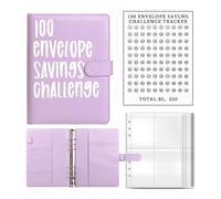 Juego de carpetas de presupuesto con sobre transparente para ahorrar dinero en efectivo para presupuestar