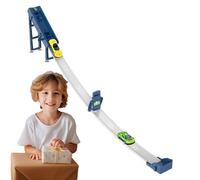 Juego de carreras de coches de catapulta - Juguete de actividad de aprendizaje STEM, dos mini lanzadores de velocidad, desafío de pista de bucle fiable | Juego educativo cautivador para la diversión
