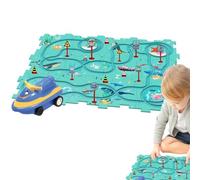 Juego de carreras para niños, Pista de carreras para niños - Juguetes de carreras coloridos para niños, Juguetes educativos para coches de carreras, Juego de construcción, Parque infantil, Juego de