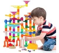 Juego de Carril de canicas para niños - Actualización: 166 Piezas. Carril de canicas Multicolor