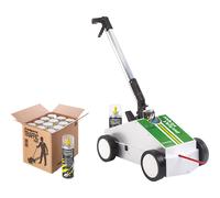 Juego de carros de marcado de suelos Ampere, carro de marcaje con 12 botes Traffic Extra Paint