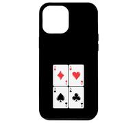 Juego de Cartas Ases Gambling Poker Cuatro de una Clase Carcasa para iPhone 12 Pro MAX