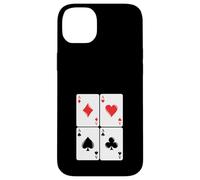 Juego de Cartas Ases Gambling Poker Cuatro de una Clase Carcasa para iPhone 14 Plus