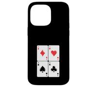 Juego de Cartas Ases Gambling Poker Cuatro de una Clase Carcasa para iPhone 14 Pro MAX