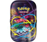 Juego de cartas coleccionables de Pokemon TCG Mega Evolutions Mini Latas, 2 paquetes, 1 Destined Rivals, 1 Mega Evolution Plus calcomanía y tarjeta de arte (Mega Venusaur)