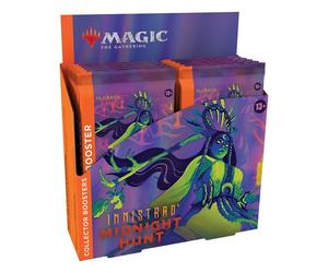 Juego de cartas collector booster wizards of the coast magic the gathering midnight hunt 12 sobres ingles