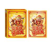 Juego de cartas de Año Nuevo chino genérico, suministros para el Año del Caballo - Juego de cartas de póker de viaje - para turistas magos reuniones familiares fiestas camping bares clubes