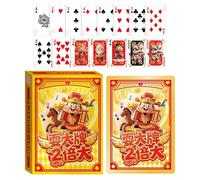 Juego de cartas de Año Nuevo Chino - Suministros del Año del Caballo - Cartas de Poker Portátiles - Para turistas Cumpleaños Adultos Magos Coleccionistas Tardes