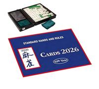 Juego de Cartas de Mahjong,Juego Grupal Clásico | Reuniones Navideñas Carta de Reglas de Mahjong - Para Jóvenes y Adolescentes, Esposa y Esposo, Hijo e Hija, Familia, Hombres, Mujeres y Niñas