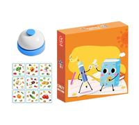 Juego De Cartas De Memoria Para Niños - Tablero Interactivo De Mesa Para Fiestas | Juegos De Mesa,Para Cumpleaños Vacaciones Noche Camping Playa Viajes Por Carretera Niños Niñas Y Actividades Exterior