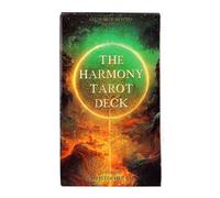 Juego de cartas de Oracle, cartas de tarot de armonía, 78 hojas de oráculo, tarot para magos, suministros de tarot portátiles, cartas de tarot, misteriosas cartas de oráculo portátiles para reuniones