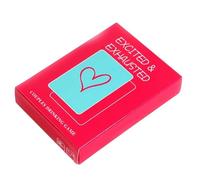Juego de cartas de relación, tarjetas para parejas - Juego de juguetes de exploración de relaciones | Naughty Fun Romantic Romantic Playful Favor de inolvidable para la noche Drinking Dating