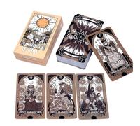 Juego de cartas de tarot, baraja de 78 piezas, juego de lectura con gráficos de símbolos, diversión en inglés con cartas de adivinación, baraja de tarot, práctica espiritual para orientación, meditaci