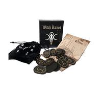 Juego de cartas de tarot con piedras de runas de 14 piezas nórdicas hechas a mano, juego de cartas de meditación, adivinación, estrellas grabadas