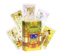 Juego De Cartas De Tarot De Fantasía De Corea, Mazo De Cartas De Tarot, Mazo De Oracle Mystic, Obra De Arte, Guía Fácil De Usar, 10.3x6cm/4.06x2.36in, para Meditar Reuniones De Crecimiento ESP