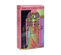 Juego de cartas de tarot, juego de libros de oráculo, diario para principiantes, herramienta de lectura positiva del espíritu de bruja, entretenimiento de terror de Navidad, Halloween, equipo de