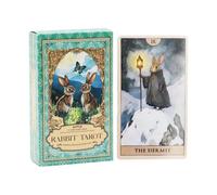Juego de cartas de tarot, juego de mesa interactivo, tarjetas de 3 pulgadas con diseño creativo, juego de cartas de papel con superficie lisa, juego familiar con estilo artístico, pasatiempo para