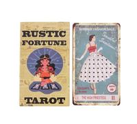 Juego de cartas de tarot para principiantes, mazo de adivinación original, diseño clásico de 80 cartas, herramienta de lectura completa en inglés, guía espiritual, ideal para prácticas de aprendizaje