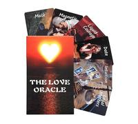 Juego de cartas de tarot - Tarjetas de adivinación de oráculo para orientación espiritual | Colección de cartas de adivinación de 54 hojas con diseño de ilustraciones simbólicas, herramienta de