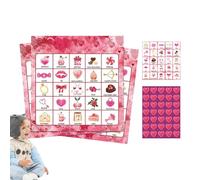 Juego De Cartas Del Día De San Valentín - Juego De Cartas Interactivo Del Día De San Valentín | Tarjetas De Jueg De Actividades Familiares | Crea Un Ambiente Festivo Para Niños, Adultos Y Eventos Tem