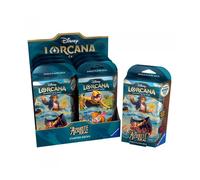 Juego de cartas disney lorcana tcg azurite sea starter decki nglés