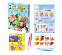 Juego De Cartas Educativo Para Niños,Juego Familiar Para Fortalecer Vínculos Padre-Hijo En Noches Familiares Juguete De Mesa | Actividad de Entretenimiento para Viajes y Aprendizaje para Niños y