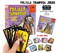 Juego De cartas españoles Cheating Moth para adultos y niños, Juegos De Mesa Español Polilla Tramposa, juegos De mesa para juegos De fiesta familiares Cheating Moth