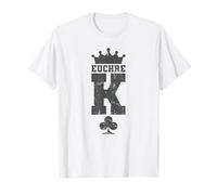 Juego de Cartas Euchre King of Clubs Camiseta