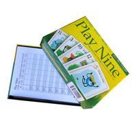 Juego de cartas familiar, juego de nueve cartas para todas las edades, divertido juego de estrategia, perfecto para la noche de juegos, fáci