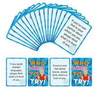 Juego de cartas genérico - 50 cartas para beber para multijugador | Juego de mesa para , para viajes, entretenimiento, reunión social de ocio