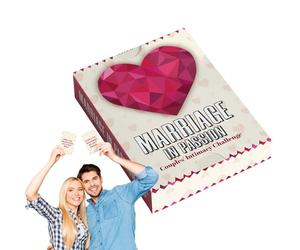 Juego de cartas genérico de preguntas para pareja, juego de 50 cartas para reforzar los vínculos, conversaciones divertidas e íntimas para reforzar los lazos familiares o entre adultos