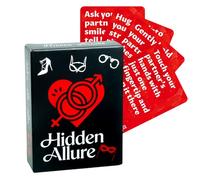 Juego de cartas genérico para parejas | 50 tarjetas portátiles románticas íntimas y divertidas | Juego de para la relación, para cumpleaños, día de San Valentín, viajes de aventuras