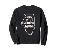 Juego de Cartas Illinois Euchre Pick It Up I'm Going Alone Sudadera