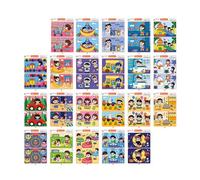 Juego de cartas interactivas para solucionar problemas, producto de entrenamiento de concentración, juego interactivo para encontrar la diferencia para niñas y niñas, divertido desafío de mapeo