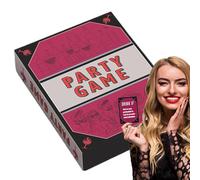 Juego de Cartas, Juego de Mesa | Tarjetas de diversión en inglés de Mesa para múltiples Jugadores 50x - Desafíos emocionantes y Preguntas Divertidas Juegos Familiares para Adultos, Amigos