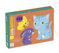 Juego de cartas Little Match - Djeco | Colores y animales para aprender jugando
