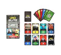 Juego de cartas Mattel UNO Elite Formula 1 edición especial con cartas exclusivas