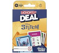 Juego de Cartas Monopoly Deal: Edición Disney Stitch - Versión en español