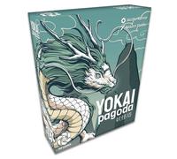 Juego de Cartas para Niños 8+ y Adultos Estratégico y Portátil Yokai Pagoda | de 2 a 5 Jugadores | Viajes y Camping | Cultura Japonesa, Faroleo y Gestión de Mano en Partidas de 15 Minutos (Azul)