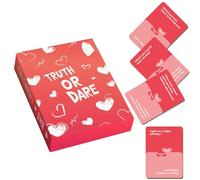 Juego de Cartas para Parejas - 50 Cartas | Tarjetas de Papel - Juego de romántico para Adultos, Adolescentes, San Valentín, Cita, Noche, Juego de Sociedad, Verdad o Reto, Idea de Regalo