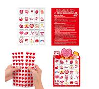 Juego de cartas para parejas - juguete interactivo, juego de para reír, entretenimiento de escritorio con compromiso, juego de San Valentín con indicaciones lúdicas, actividad