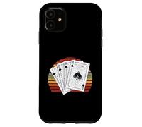 Juego de Cartas Retro para póquer o póquer Carcasa para iPhone 11