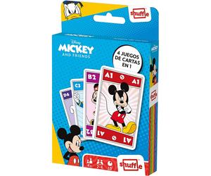 Juego De Cartas SHUFFLE Mickey And Friends 4 En 1