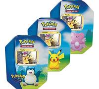 Juego de Cartas sobre Individual Pokemon TCG go v Gift Tin Pikachu