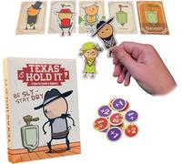 Juego de cartas Texas Hold It - Push Your Luck de Cyanide & Happiness - Juego de baño Wild West para 2-6 jugadores | Diversión divertida para la noche de juegos