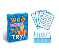 Juego de Cartas "Who Dares to Try!" para Adultos, 30 Cartas, 18+, Juego Social para Fiestas, Noches de Juegos y Eventos de Grupo, Ideal para Adultos