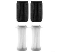 Juego de cartuchos de filtro HEPA con pantalla de filtro y esponja para aspiradoras Deerma VC90 y VC90Pro, repuesto para una limpieza eficiente del hogar (4 piezas)